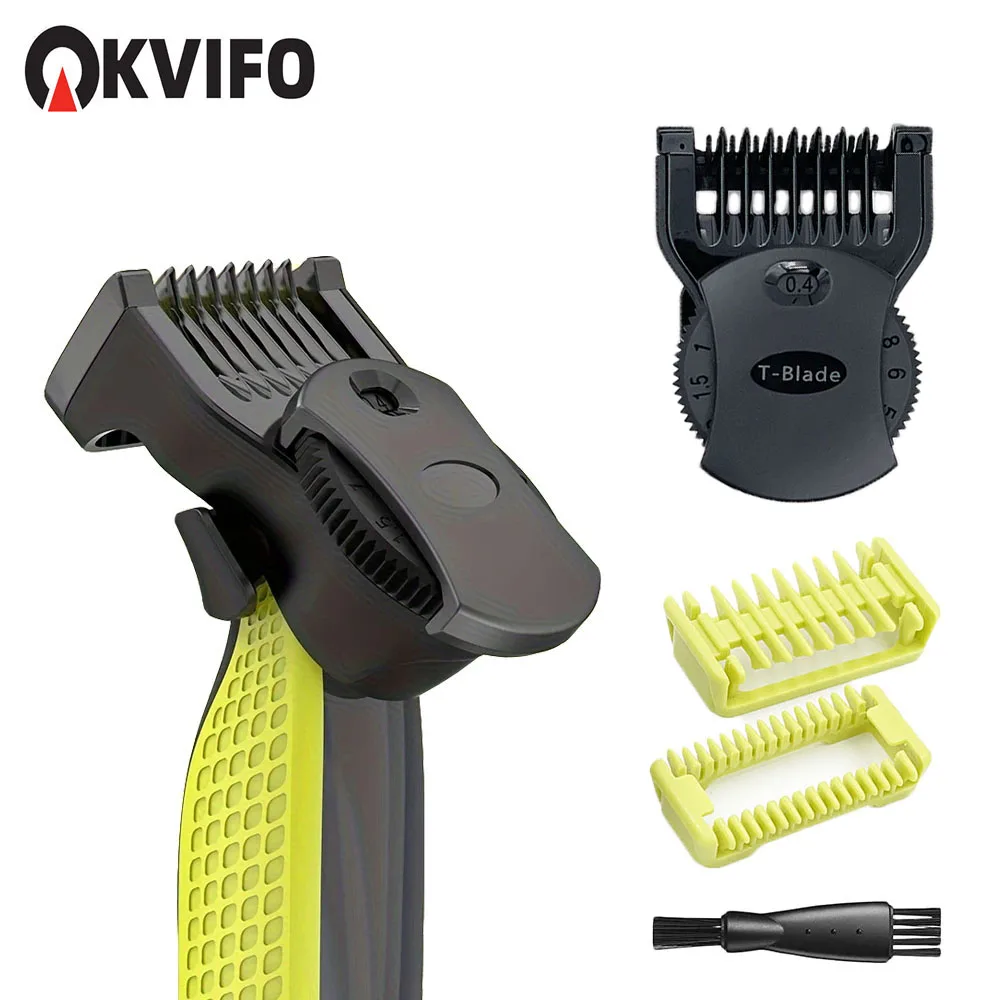 

KVIFO Guide Comb Guards for Philips One Blade QP2520 QP2530 QP2630 Electric Trimmer Shaver 14-length Adjustable Replacement