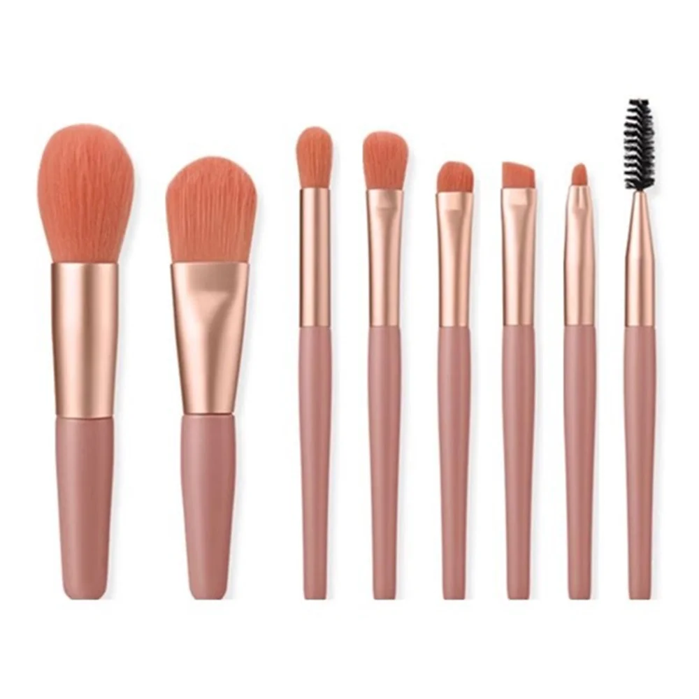 8PCS Soft Fluffy Makeup Brushes Set for cosmetics Foundation Blush Powder Eyes hadow Kabuki Blending Makeup brush beauty tool image 4