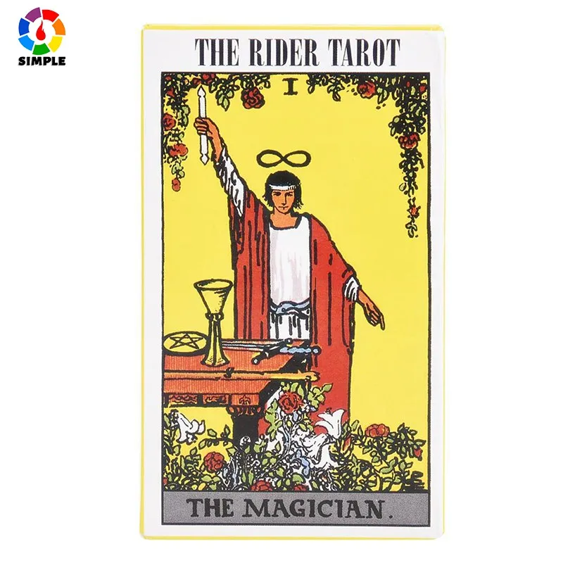 

Full English Radiant Rider Wait Tarot Cards Factory Made High Quality Smith Tarot Deck Board Game Cards