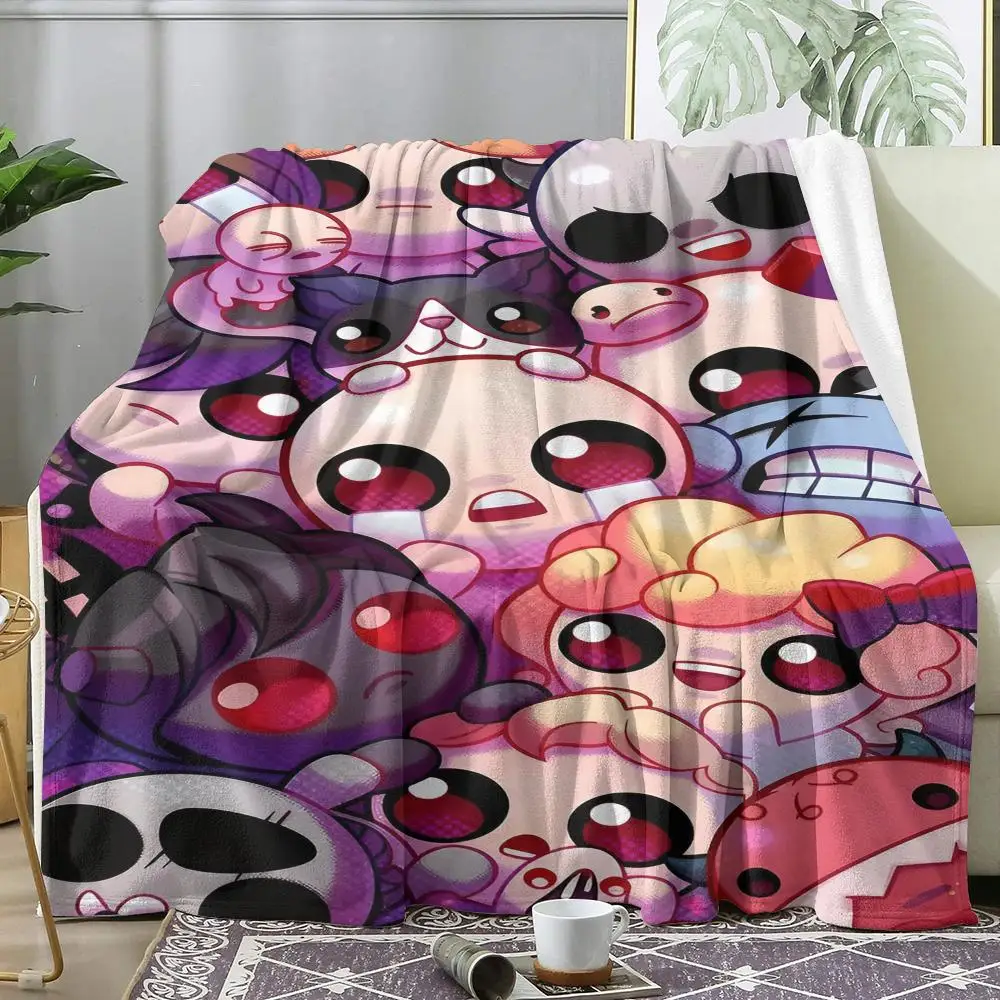 The B-Binding Of Isaac Throw Flannel AC Blanket Lightweight Summer Nap Throw Cozy Blanket for Sofa Bed Travel Home