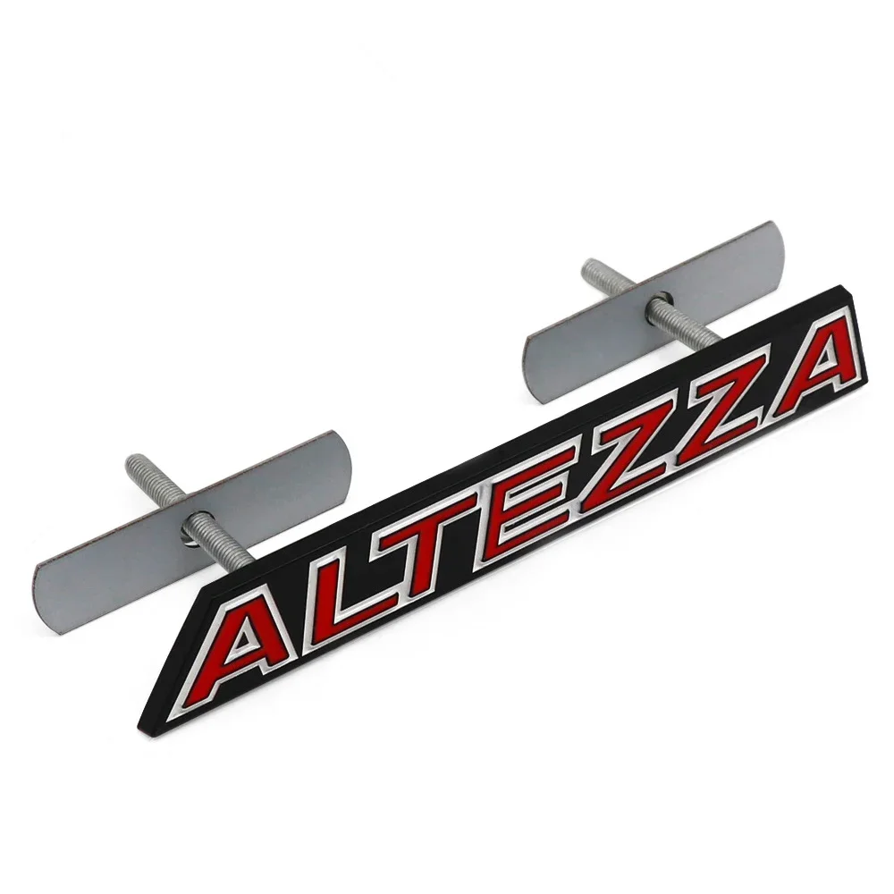 ALTEZZA Logo Car Front Grille Emblem Sticker for Toyota Auto Body Badge Decal Exterior Accessories