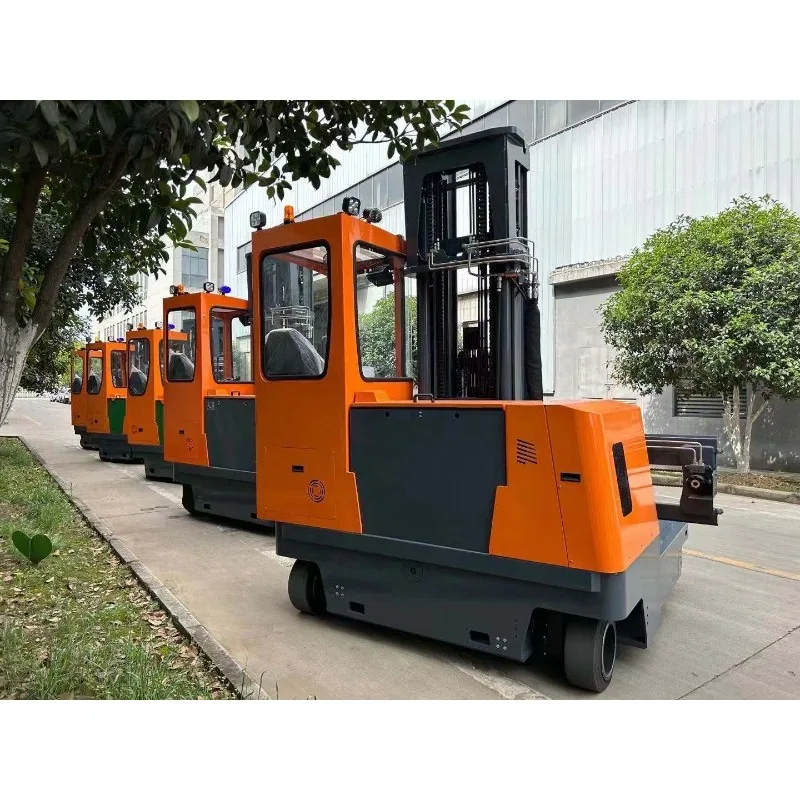 Four Way Electric Forklift Quiet Electric Drive 1.5t 5t Heavy Duty Safe Enclosed Cabin Certified Forklift Manufacturer
