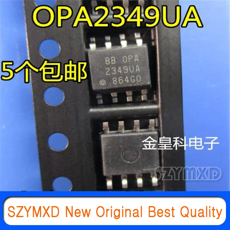 5Pcs/Lot New Original OPA2349UA SOP-8 OPA2349UA/2K5 Op Amp IC Chip