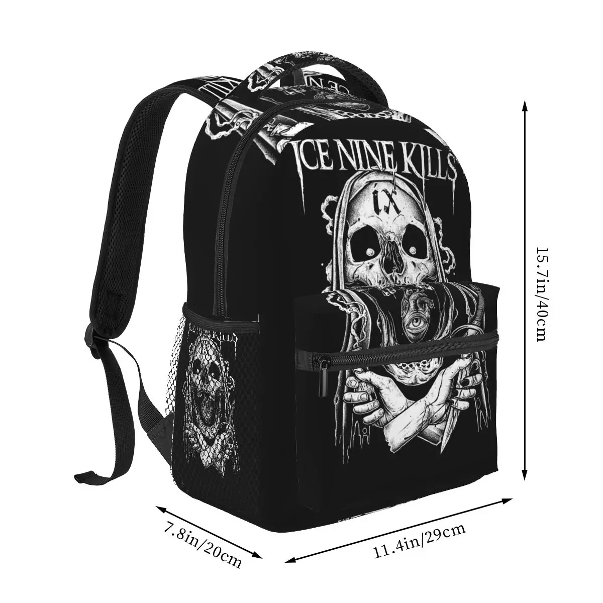 Michele Nolli Ice Nine Kills Backpack Hot Sale Daypack Large Capacity Kids BookBag School Bag Shoulder Bags for Men Women