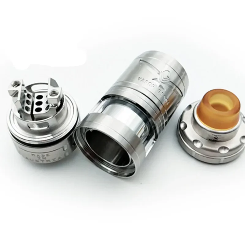 蒸気ジャイアント V6S RTA 再構築可能なアトマイザー 23 ミリメートル 5.5 ミリリットル 7 ミリリットル 316SS エアフロー調整可能なシングルコイルビルド Vape タンク VS Taifun GTIV rta