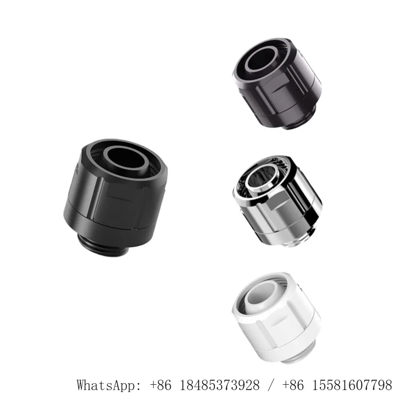 Computer water-cooled hose quick twist three-point thick tube 2023 model hexagonal wrench position