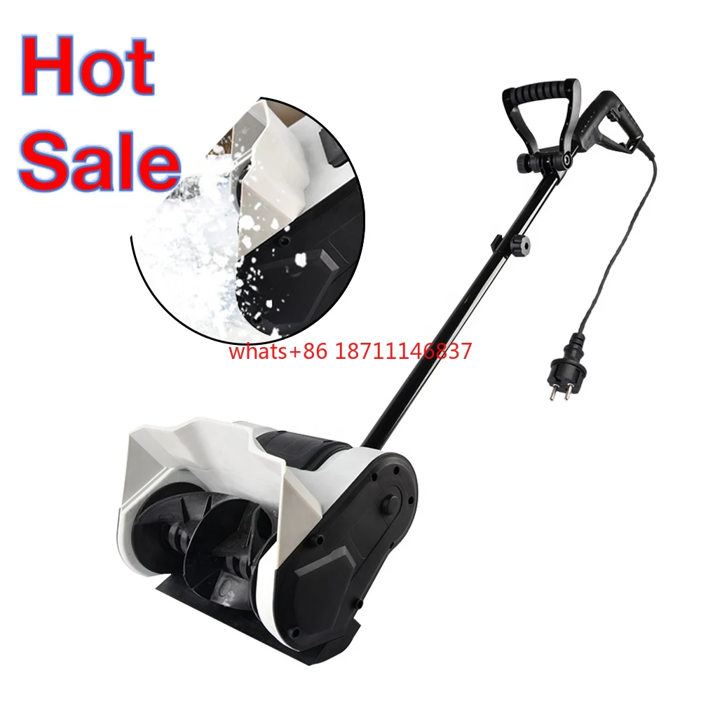 Vertak 1000W china snowplow oem electric garden snow removal plow with ergonomic design handle