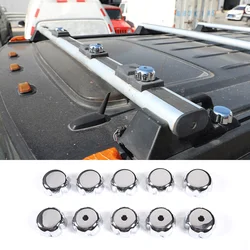 For 2003-2009 Hummer H2 ABS bright silver car styling roof screw decoration cover sticker car exterior protection accessories