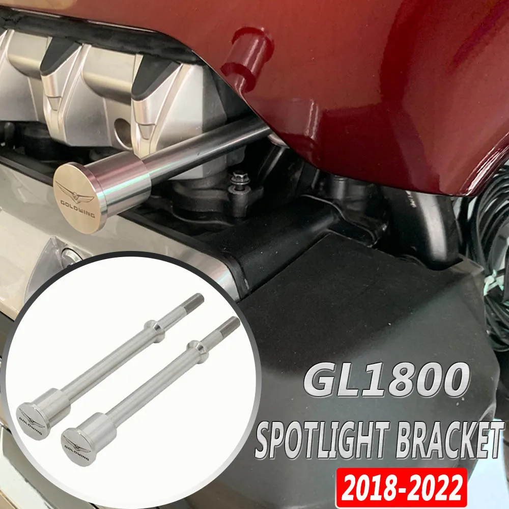 

For Honda GOLD WING Goldwing GL1800 GL 1800 2018-2022 Motorcycle Spotlight Mount Holder Lights Bracket Stand 304 Stainless Steel