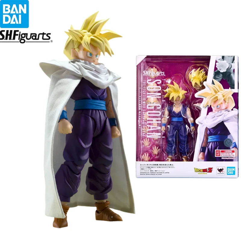 In Stock Bandai S.H.Figuarts Dragon Ball Super Saiyan Gohan Warrior Who Surpassed Goku Anime Figure Action Model Collectible Toy