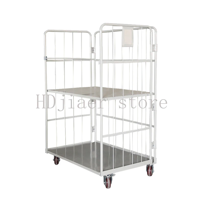 

Folding trolley, mobile express cage, truck management, warehouse trolley, multifunctional handling vehicle