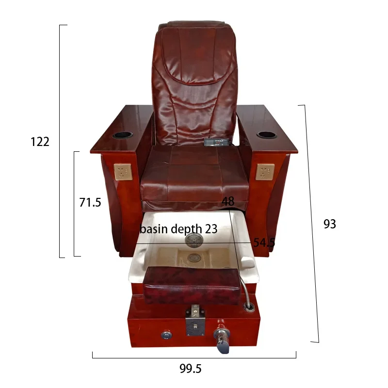 Ex-factory Price Customizable Hot Sale Beauty Salon Pedicure Chairs for Spa Salons