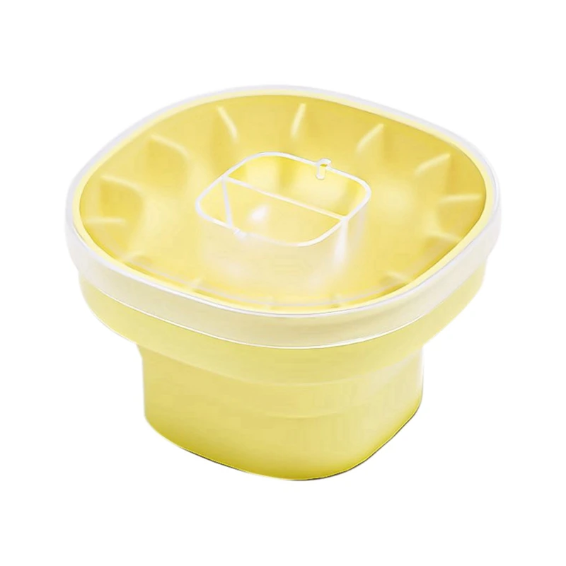 

Silicone Telescopic Ice Bucket Folding Silicone Press Homemade Frozen Ice Household Ice Storage Box.-AT36