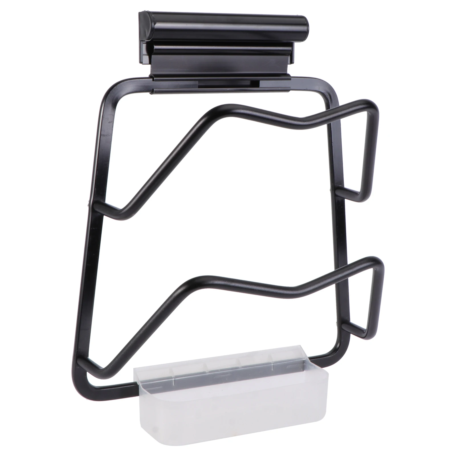 

1pc Pot Lid Rack Black Titanium Safe WallMounted Organizer Kitchen Supplies No Drilling Layered Storage Convenient Pan