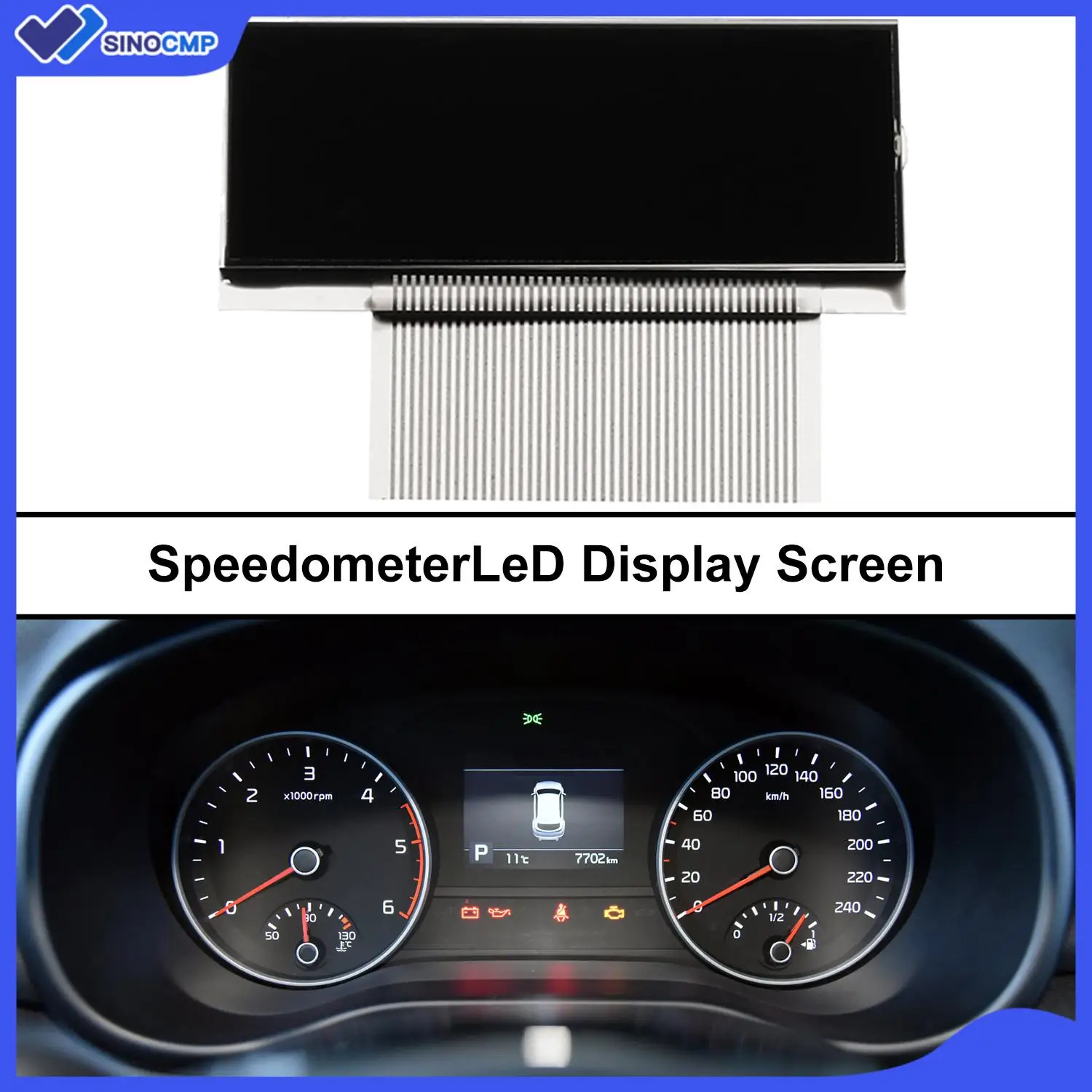 

Car LCD Screen Glass+FPC Instrument Cluster Display for BMW E34 Porsche 911 997 Carrera GT2 GT3 Turbo Targa 987 Cayman Boxster