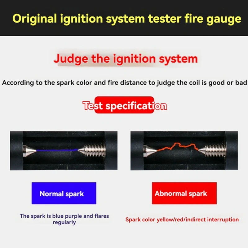 Universal Car Spark Plug Tester Ignition Coil Detector Diagnostic Automotive Car Repair Tool Auto Ignition System Test