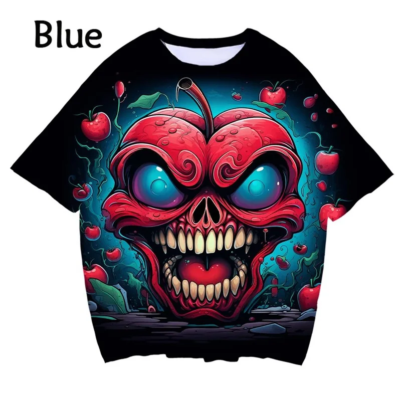 Funny 3D Printing Men And Women Casual Fashion Hip-hop T Shirt Short-sleeved Personality Street Cool T-shirt Women Couple Clothe