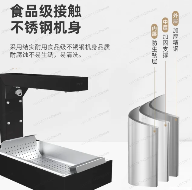 French fries insulation table workstation commercial console insulation cabinet desktop