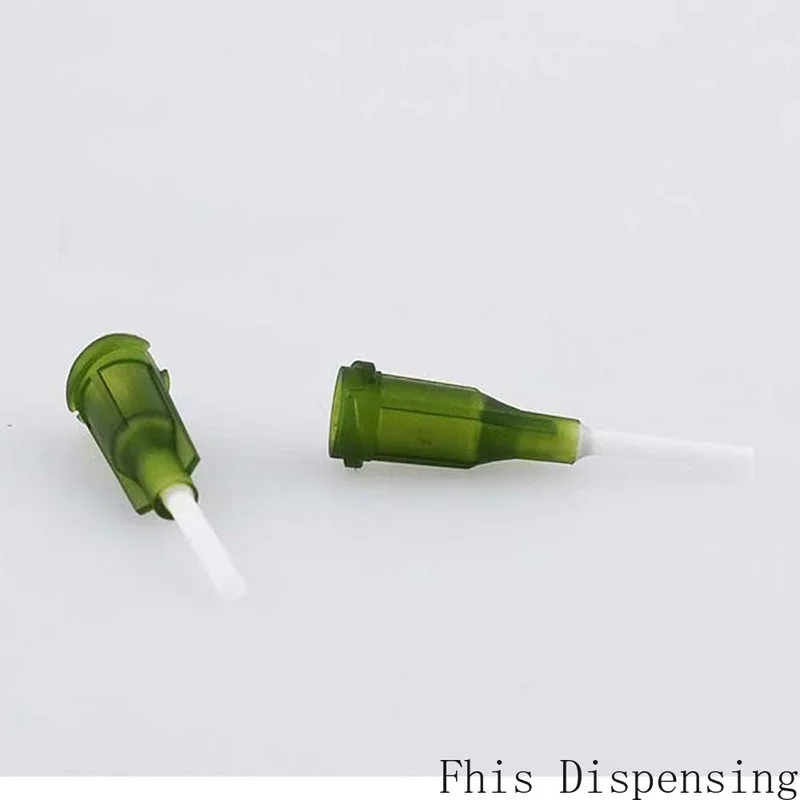 100 접착제 분배 바늘 팩, 튜브 길이 12.7mm, 0.5 인치 PP 유연한 바늘 14G