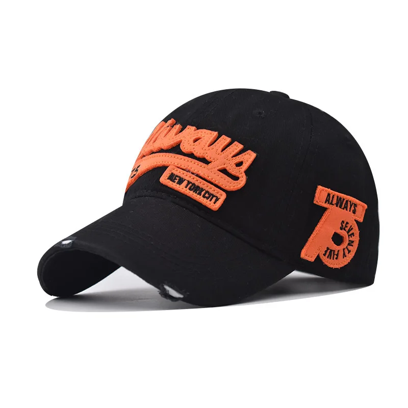 women men baseball cap letters numbers embroidery fresh color spring summer caps unisex