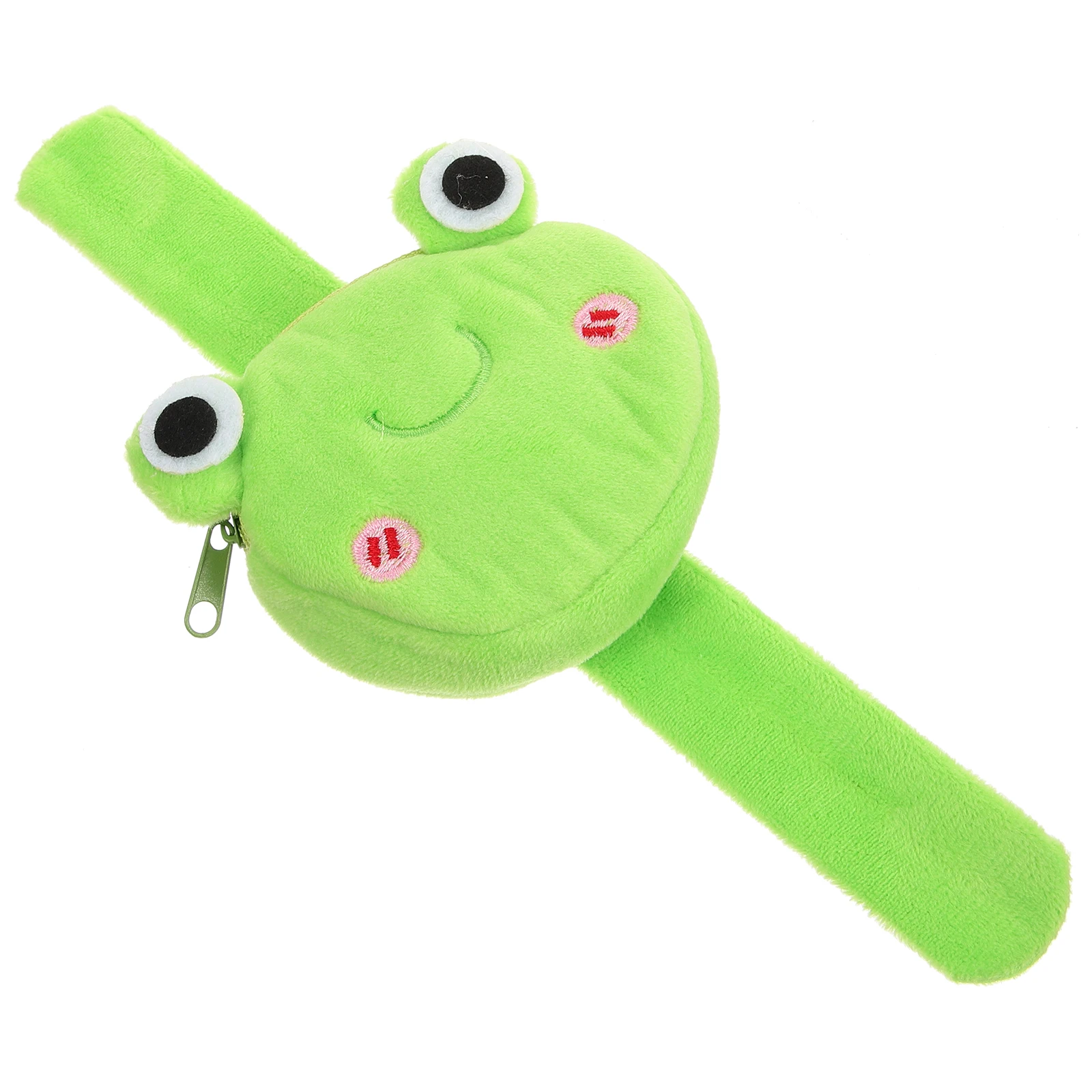 2Pcs Slap Bracelet Coin Bag s Kids Plaything Party Favor Cartoon Pop Ring Wallet Funny Cloth Adjustable Size
