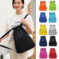 Drawstring Backpack String Backpack Draw String Bags Pack  Bags for Storing Sports Clothing and Shoes Etc