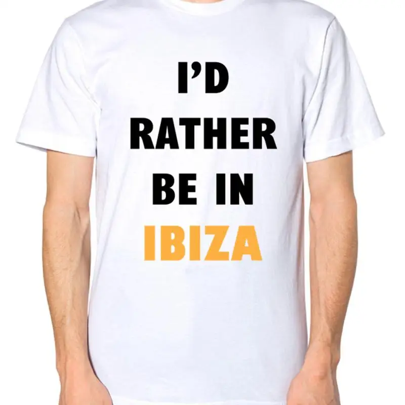 I'd Rather Be In Ibiza T Shirt