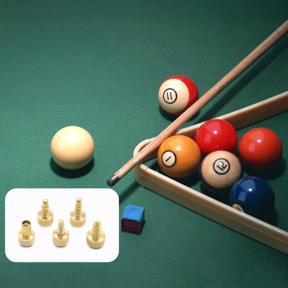 Brass Cue Weight Bolt  Butt Cap Extension Screw  1Pc Black Balance Tool | 8-Ball Pool Stick Accessories | Billiard Equipment