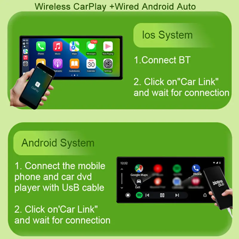 ل جيب كومباس 2010 - 2016 Carplay راديو السيارة فيديو الصوت مشغل وسائط متعددة DSP ستيريو لتحديد المواقع والملاحة سبليت شاشة QLED الشاشة #3