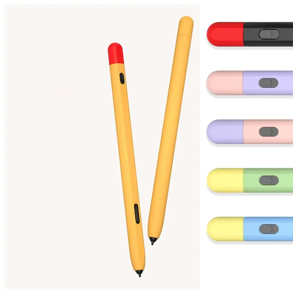 ใหม่ล่าสุดซิลิโคนกรณีความคมชัดสี Anti-Scratch ปากกาป้องกันฝาครอบสำหรับ Galaxy Tab S-Pen Pro Stylus