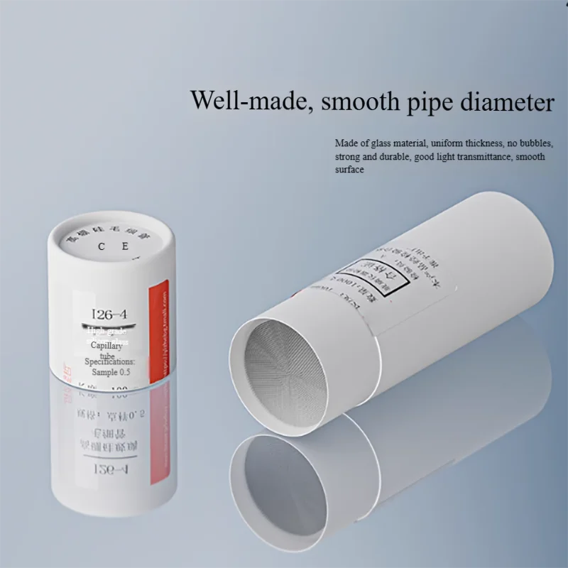 Glass spot capillary Melting point capillary 0.1/ 0.3mm*100mm 0.4/0.5mm*100mm 0.9-1.1mm sealing for laboratory