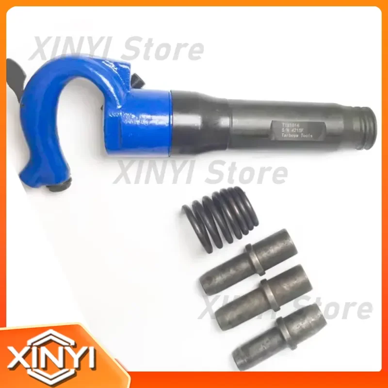 Air hammer is the main method of making metal tools, buildings and vehicles. Rivet gun for wrought iron and steel products.