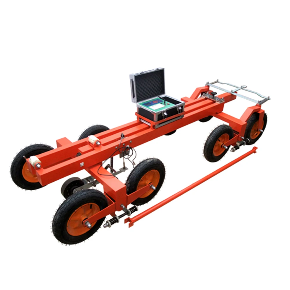 Road Flatness Level Test Continuous Eight Wheels Viameter Equipment