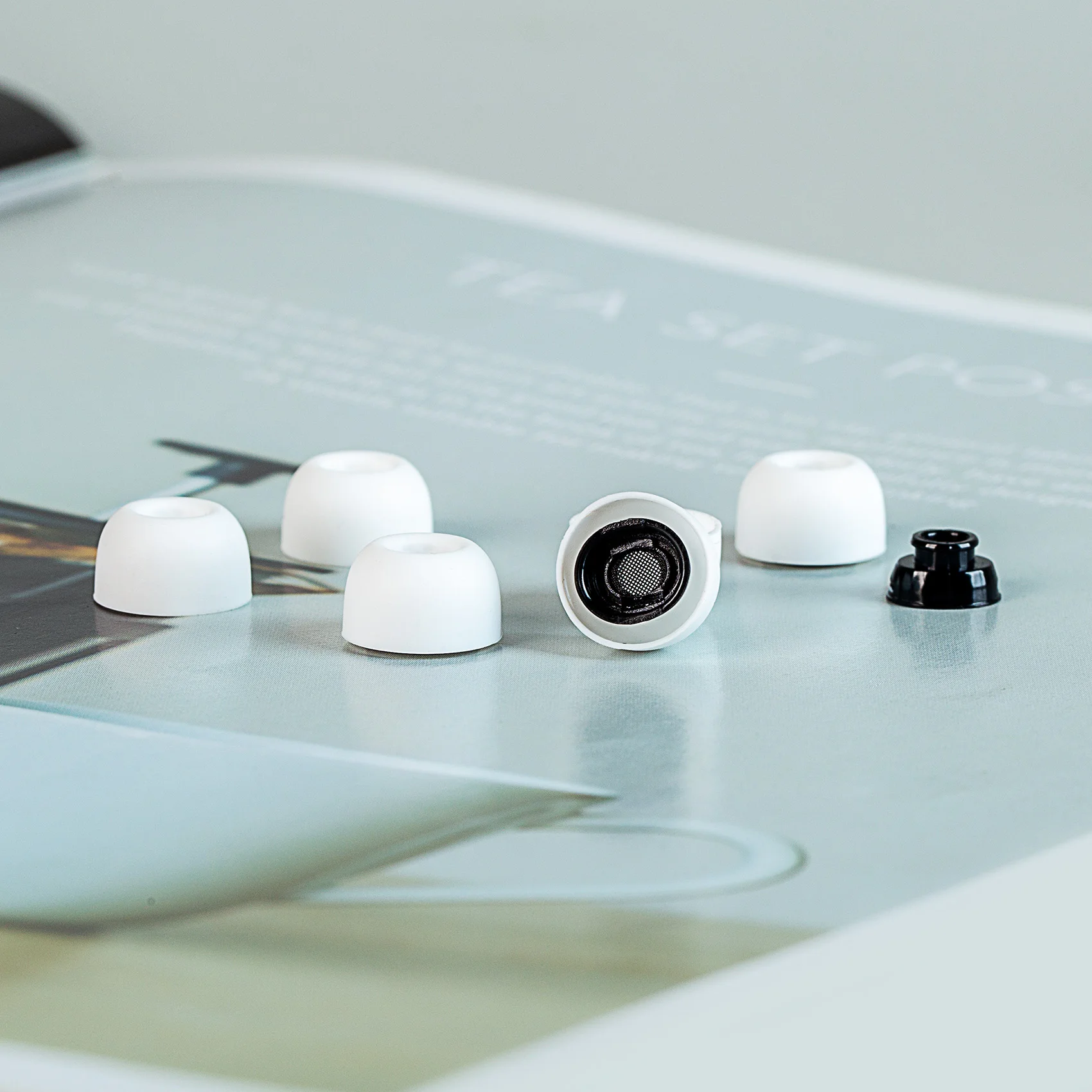 TRI Clarion-auriculares con aislamiento de ruido para Apple Airpods Pro, auriculares de tamaño L, M, S, XS, cojín