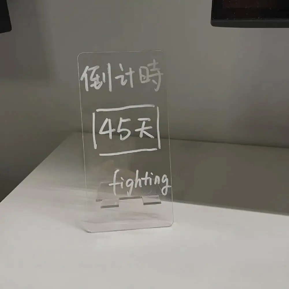 Widely Use  High Quality Message Memo Sticky Notes Transparent Board Reliable Note Pad Nice-looking   for Home