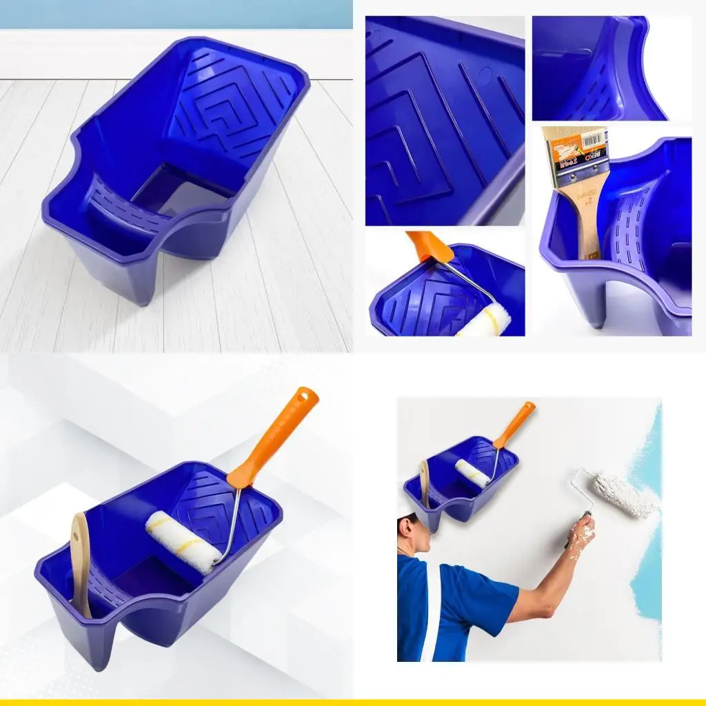 SZCH Ergonomic Handle Paint Mixing Container Tray Bucket for Vehicle Motorcycle Restoration Projects Refinishing Applications