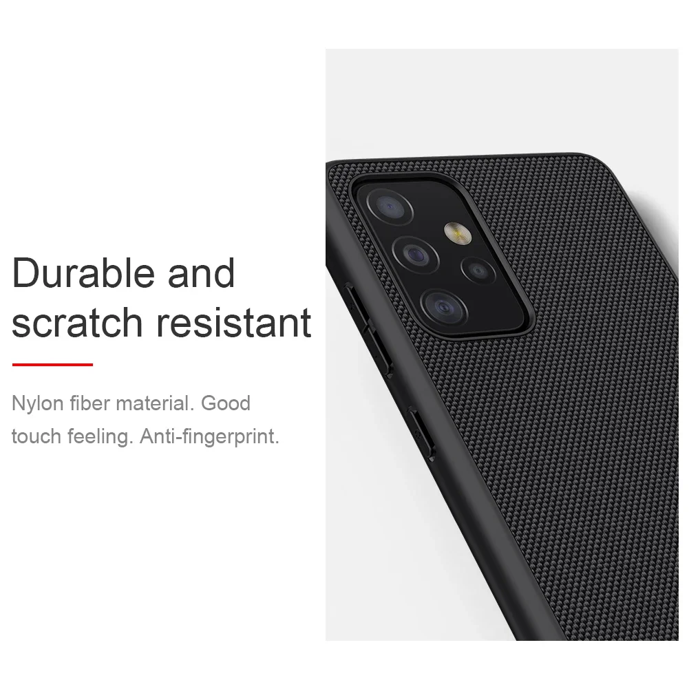 Case for Samsung Galaxy A52S 4G/5G Nillkin Textured Nylon Fiber Cover for Samsung Galaxy A52 Case