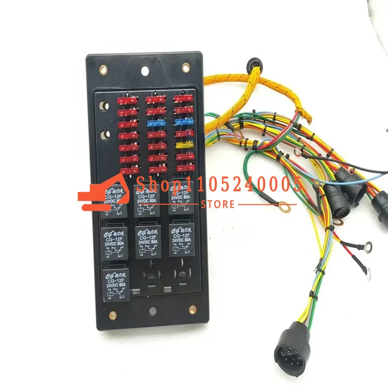 Fuse Box Wiring Harness Assembly 2677657 267-7657 For 320 E320 Excavator