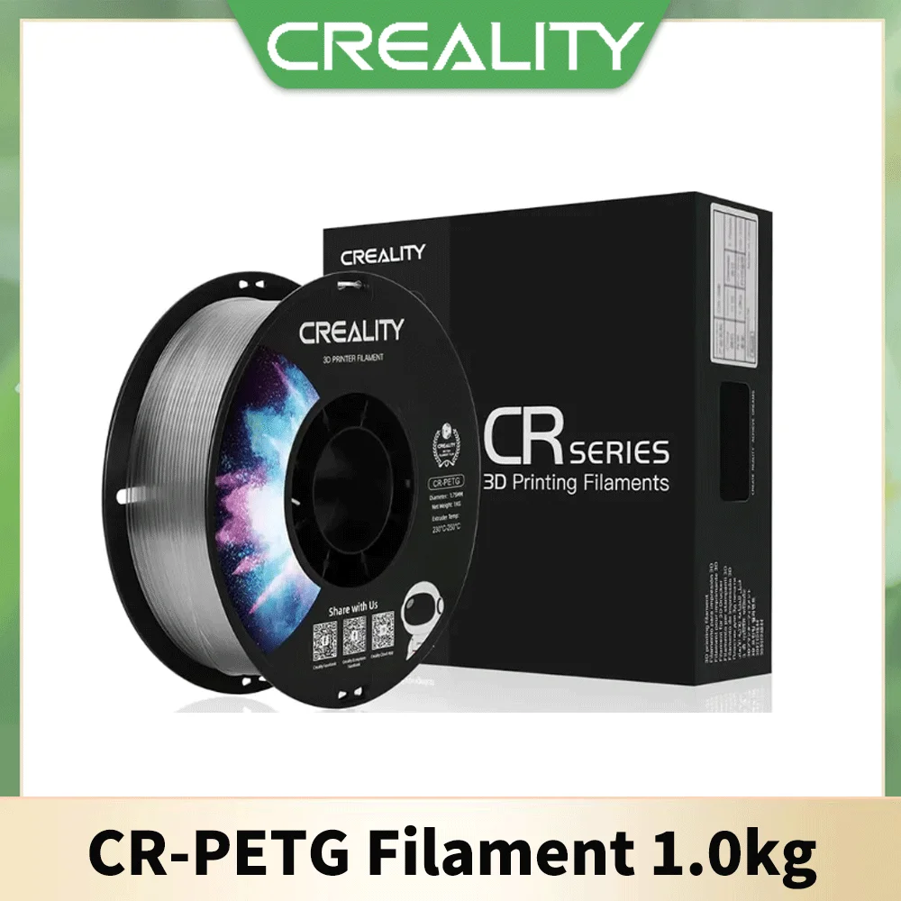 

CREALITY Original CR-PETG Filament 1KG 1.75mm 7 Colors Choose High Temperature Eco-friendly Odorless Non-toxic Excellent
