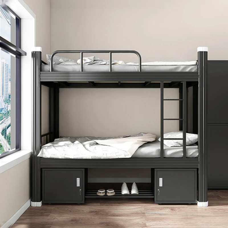 

Student Dormitory Staff Bunk Bed Upper And Lower Bunk Iron Bed Double Dormitory Apartment Single Iron Bed Lit Furniture Home