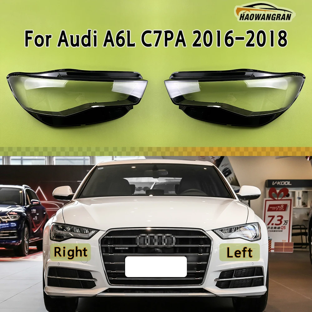 

Headlamp Transparent Lampshade Headlight Lampshell Plexiglass Replace Original Lens Cover For Audi A6L C7PA 2016 2017 2018