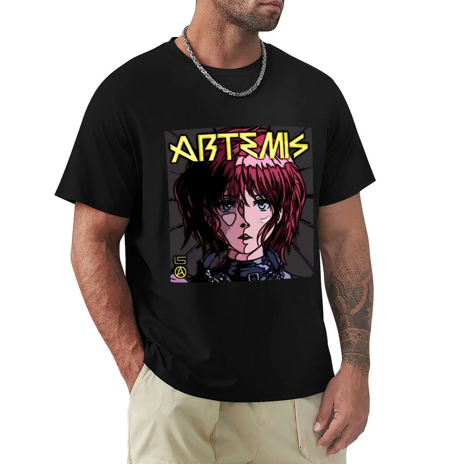 

Lindsey Stirling Artemis - abstract cover art T-Shirt custom shirt anime clothes summer tops Funny t-shirts shirts men
