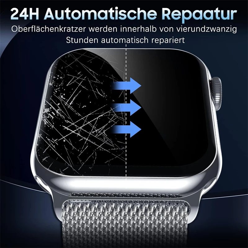 5PCS 하이드로 겔 필름 Apple Watch 46MM 44MM 45MM 42MM 40MM 41MM 49MM 화면 보호기 Apple Watch 시리즈 Ultra 10 9 8 7 se 6 5