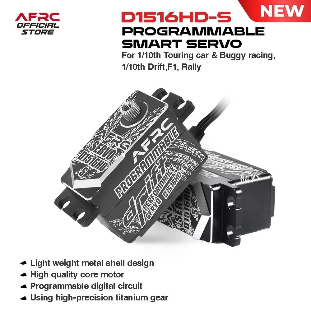 SmCpAfrc D1516hd-s Professional Racing Drift Kit Low Profile Servo For 1/10th Touring Car & Buggy Racing, 1/10th Drift,f1, Rally