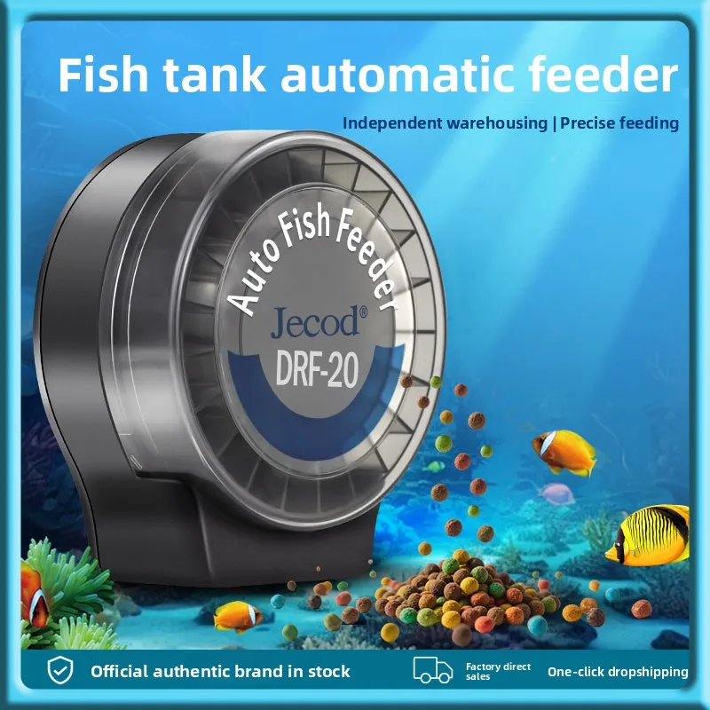 Jebao Jecod 2025 nouveau mangeoire à poissons d'aquarium automatique intelligente RF avec synchronisation numérique et fonction d'alimentation de contrôle BT