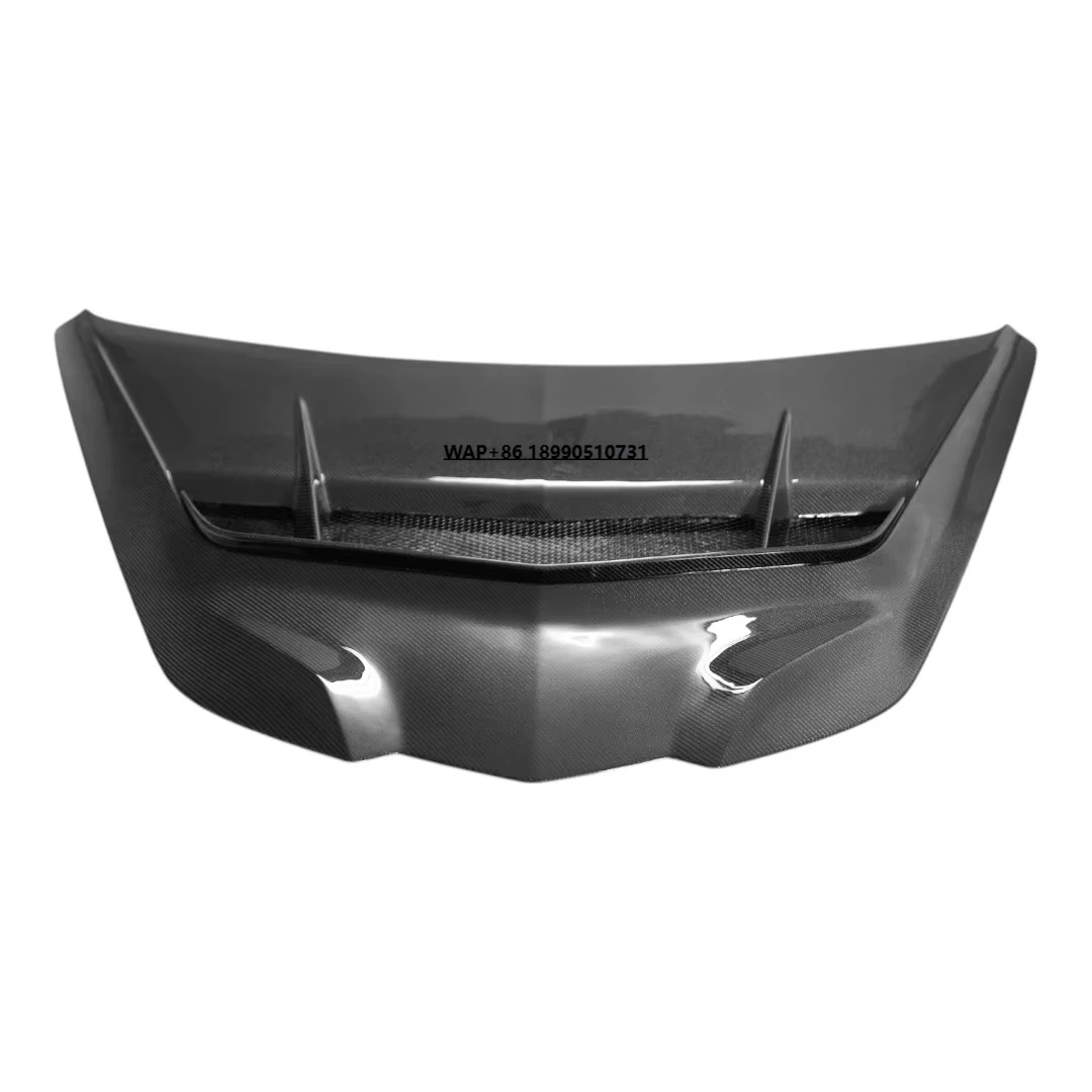 

ZR1 Style Carbon Fiber Front Engine Hood Bonnet with Big Vents New Condition for Chevrolet Corvette C8 Z06 Stingray 2020-2025