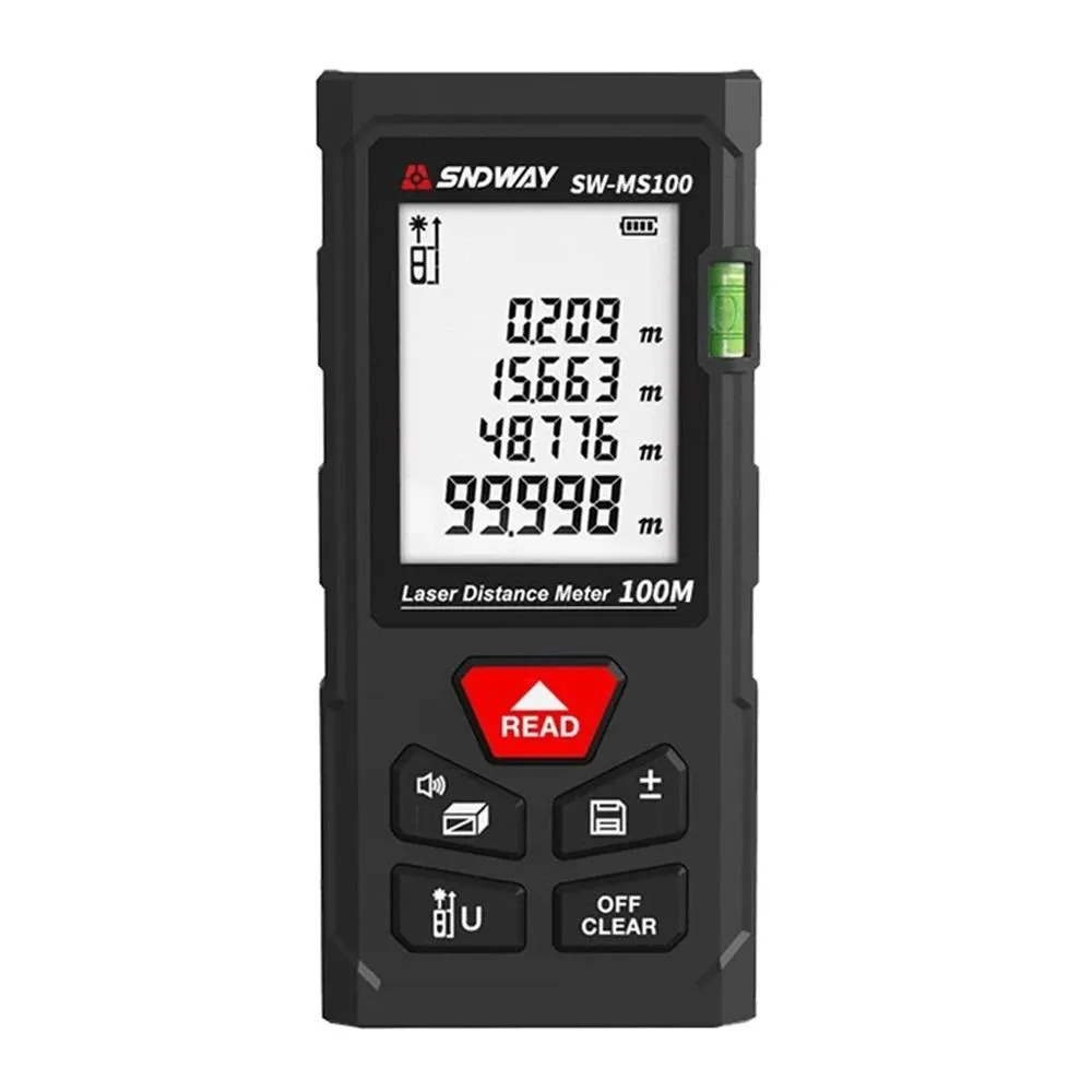 SNDWAY Laser Distance Meter SW MS50 MS70 MS100 Digital Rangefinder Laser Measuring Tool Professional Range Finder Laser Meter