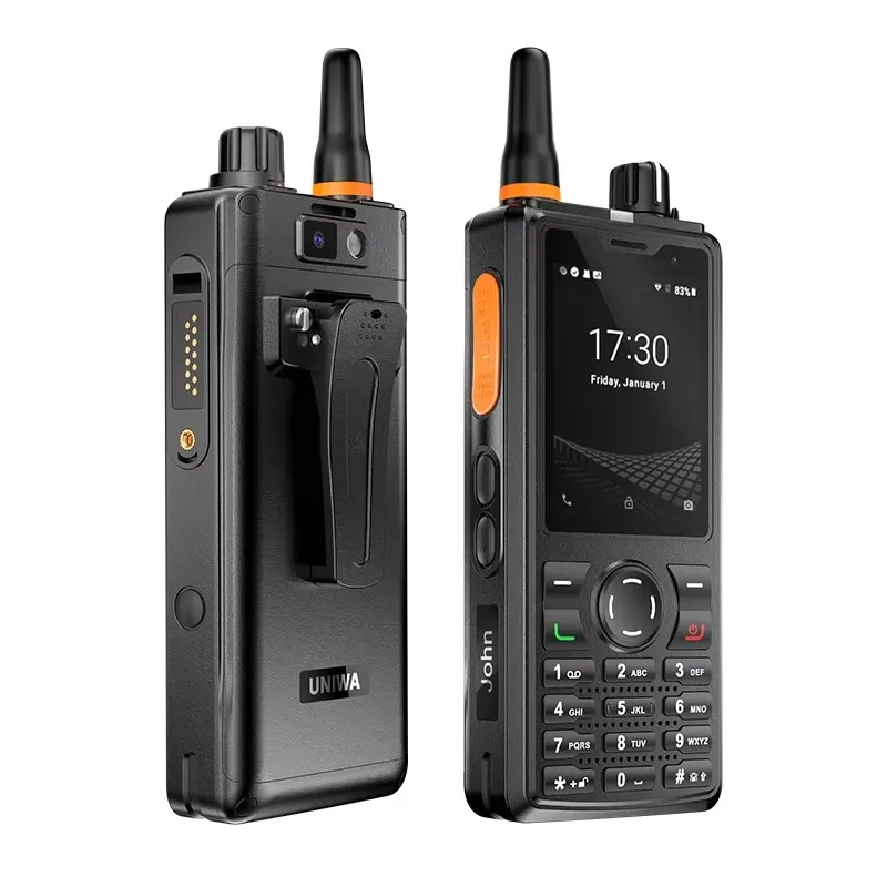 UNIWA 2.4" Zello Walkie Talkie F41 4G Smartphone Android 8.1 phone-y-communication Waterproof PTT 4600mAh NFC Cellphone