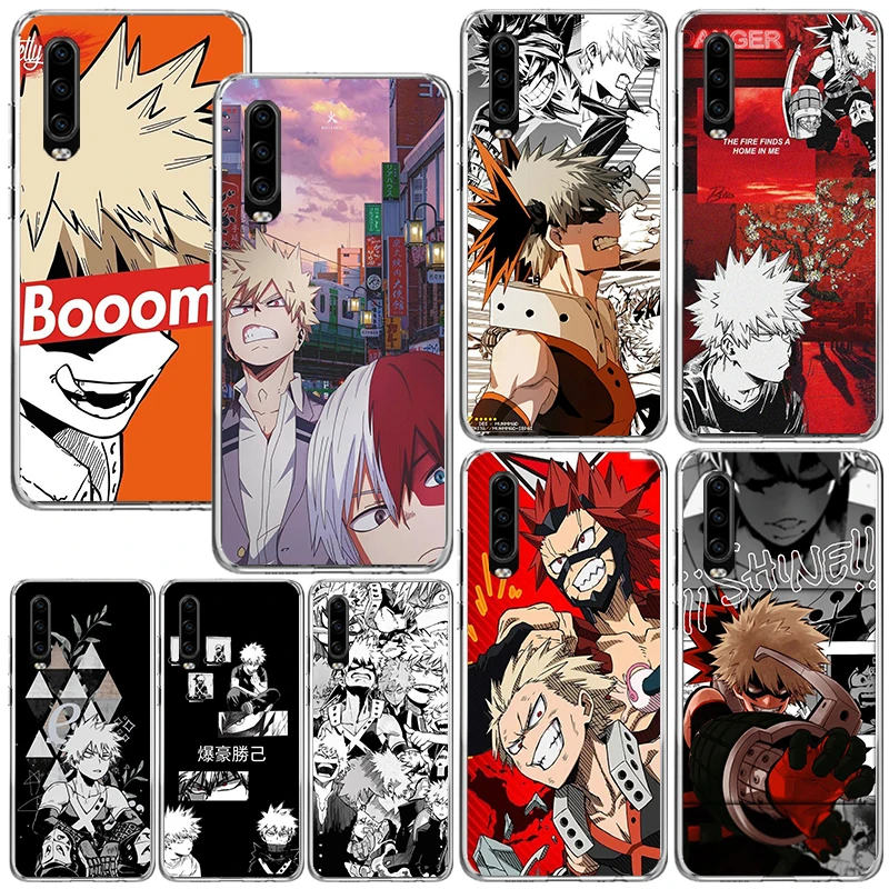 My Hero Bakugou Katsuki Phone Case For Huawei P30 P40 P20 P10 Lite Mate 20 10 Pro Y5 Y6 Y7 Y9S P Smart Z Fundas Back Cover