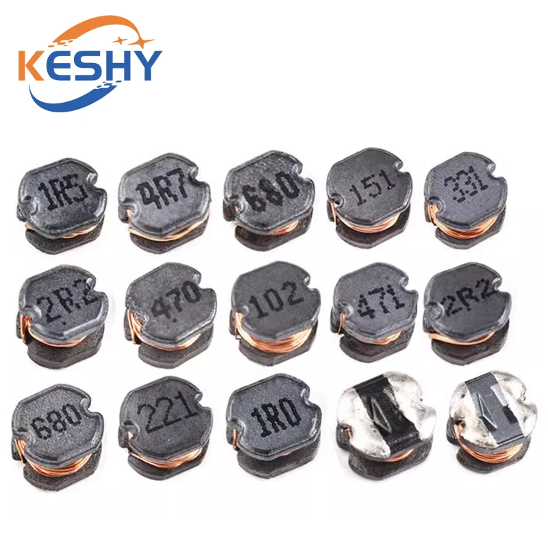 10PCS CD43 SMD Power Inductor 2.2UH 3.3UH 4.7UH 6.8UH 10UH 22UH 33UH 47UH 68UH 100UH 220UH Inductors CD43 Wire Wound Inductor